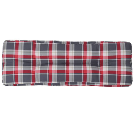 VIDAXX PALLET PUSHION 120x40x12 cm stof diamant mønster rød
