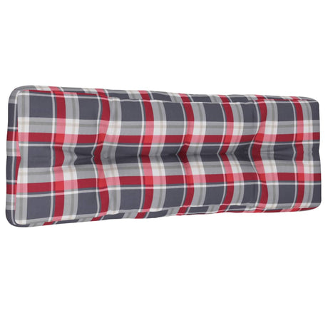 VIDAXX PALLET PUSHION 120x40x12 cm stof diamant mønster rød