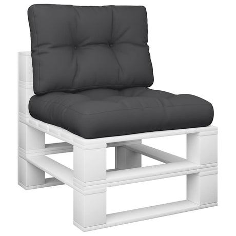 Vidaxl Pallet puder 2 stk stof sort sort