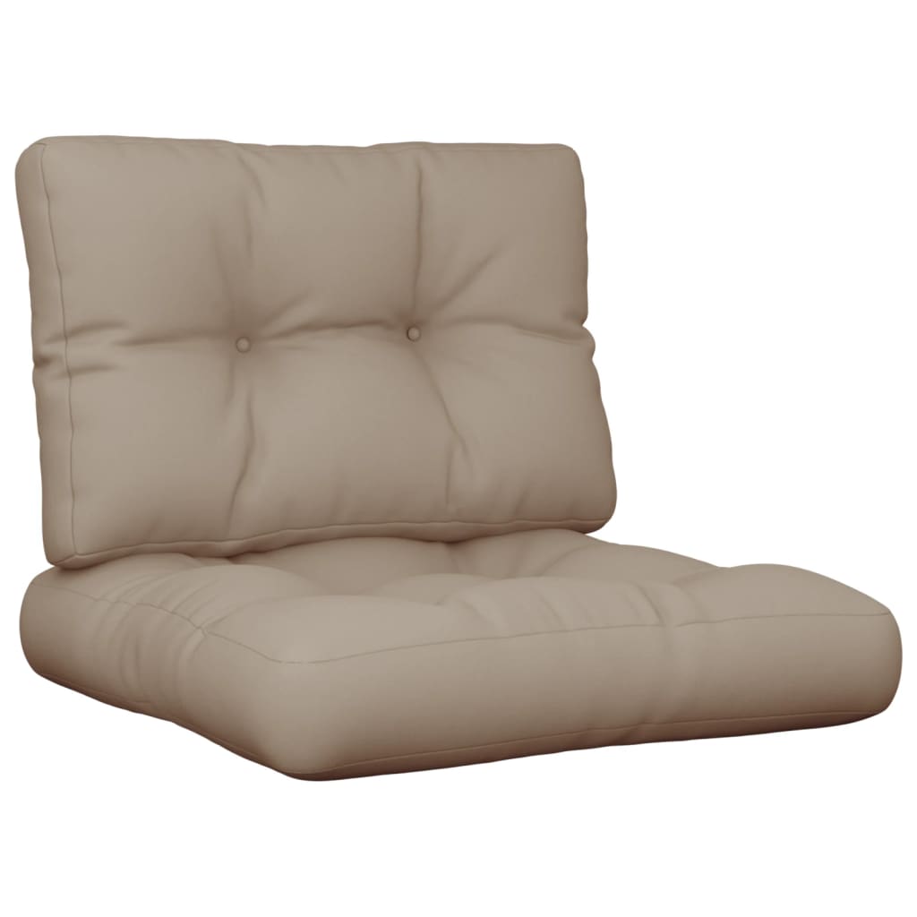 Vidaxl pallepuder 2 stkstof Taupe
