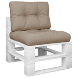 Vidaxl pallepuder 2 stkstof Taupe