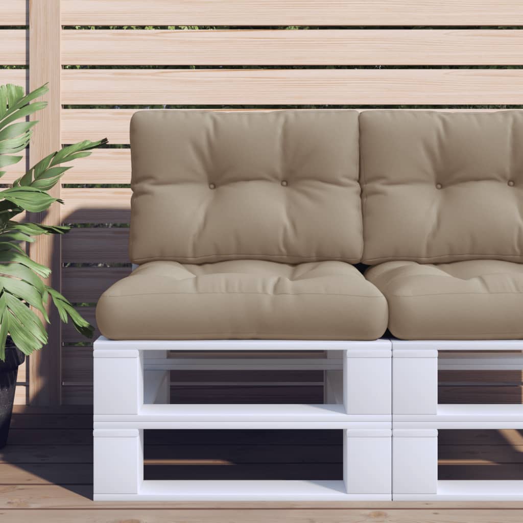 Vidaxl pallepuder 2 stkstof Taupe