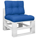 Vidaxl Pallet puder 2 stk Stof Royal Blue