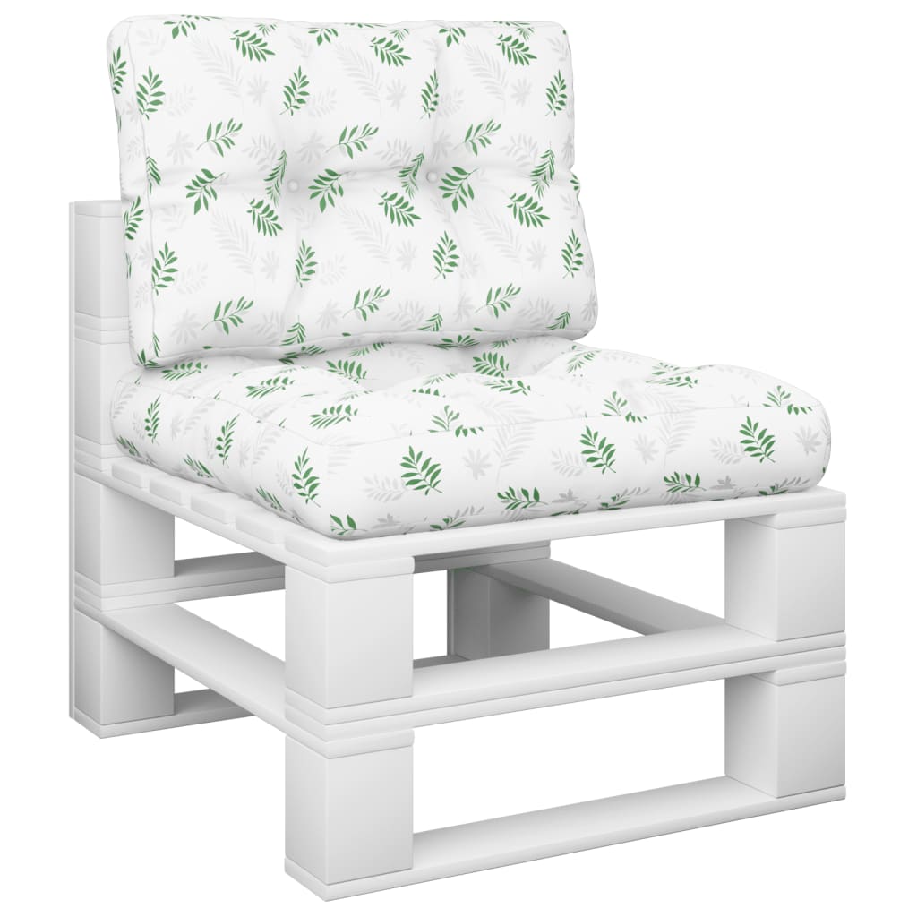 Vidaxl Pallet puder 2 stk. Stofbladmønster