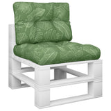 Vidaxl Pallet puder 2 stk. Stofbladmønster
