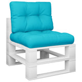 VidaXL pallehynder 2 stk stof turkis