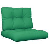 Vidaxl Palletpuder 2 stkstoffemateriale grønt