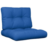 Vidaxl Pallet puder 2 stk Stof Royal Blue