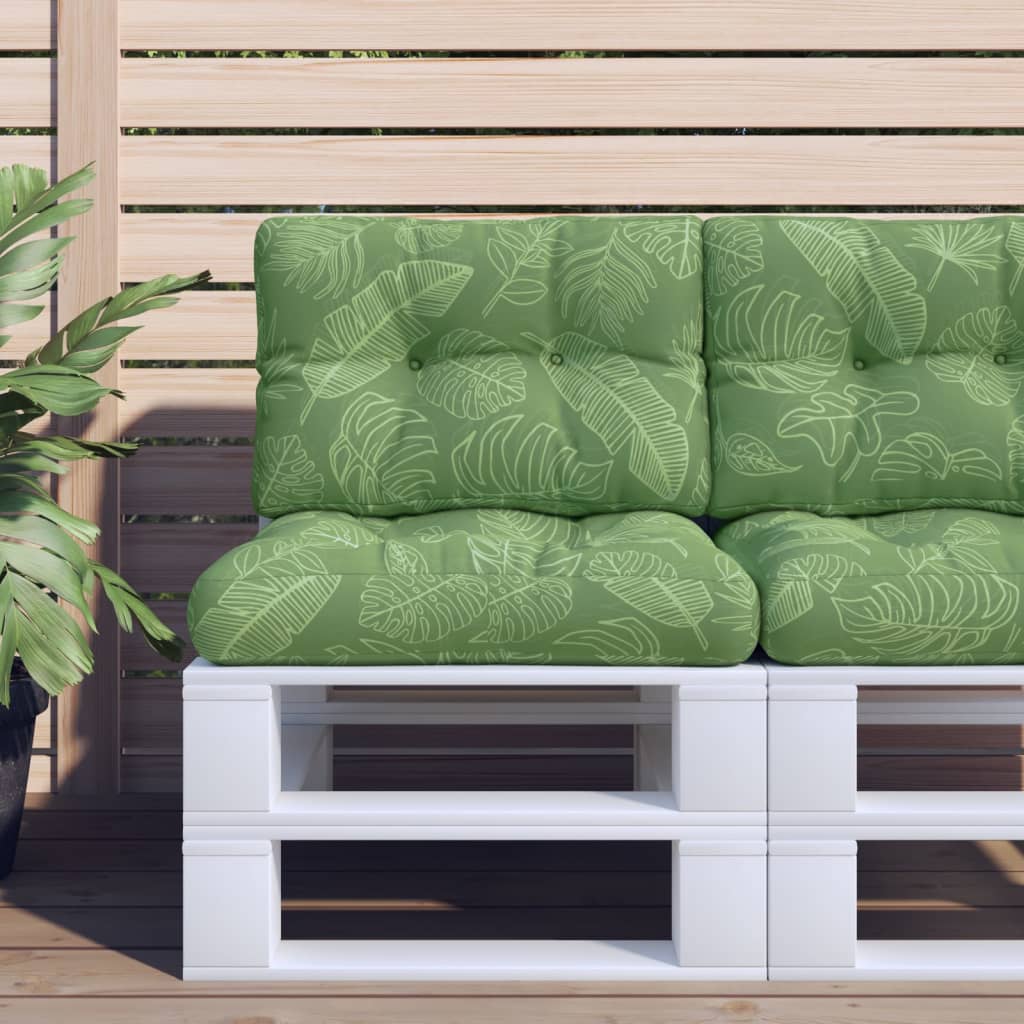 Vidaxl Pallet puder 2 stk. Stofbladmønster