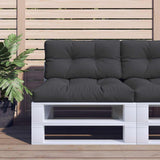 VidaXL pallehynder 2 stk stof sort