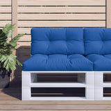 Vidaxl Pallet puder 2 stk Stof Royal Blue