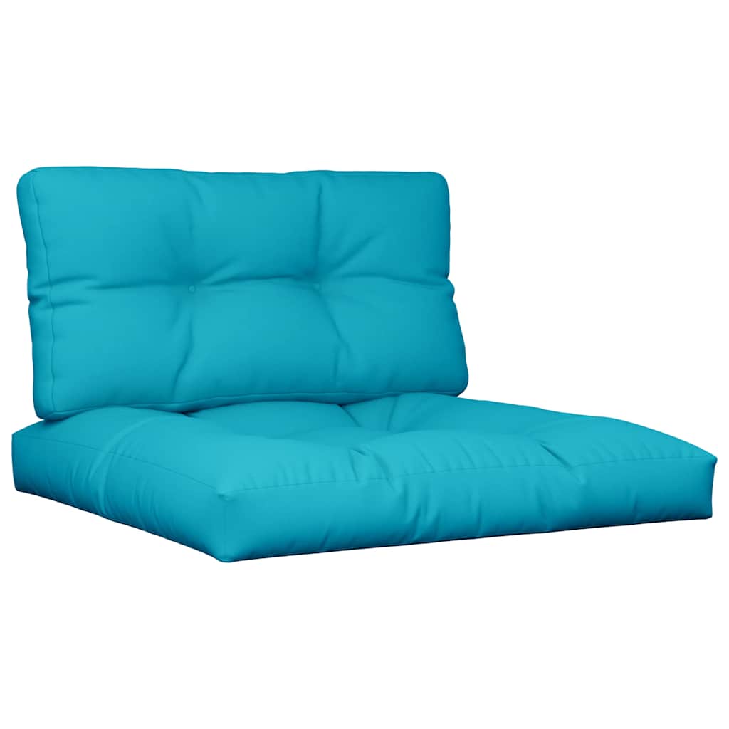 Vidaxl pallepuder 2 stk. Stof turkis