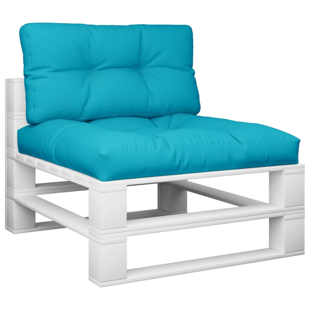Vidaxl pallepuder 2 stk. Stof turkis