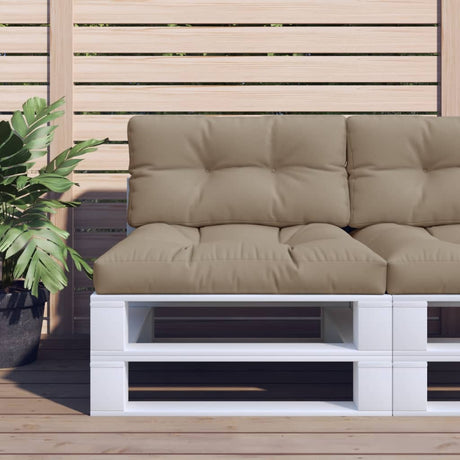 Vidaxl pallepuder 2 stkstof Taupe