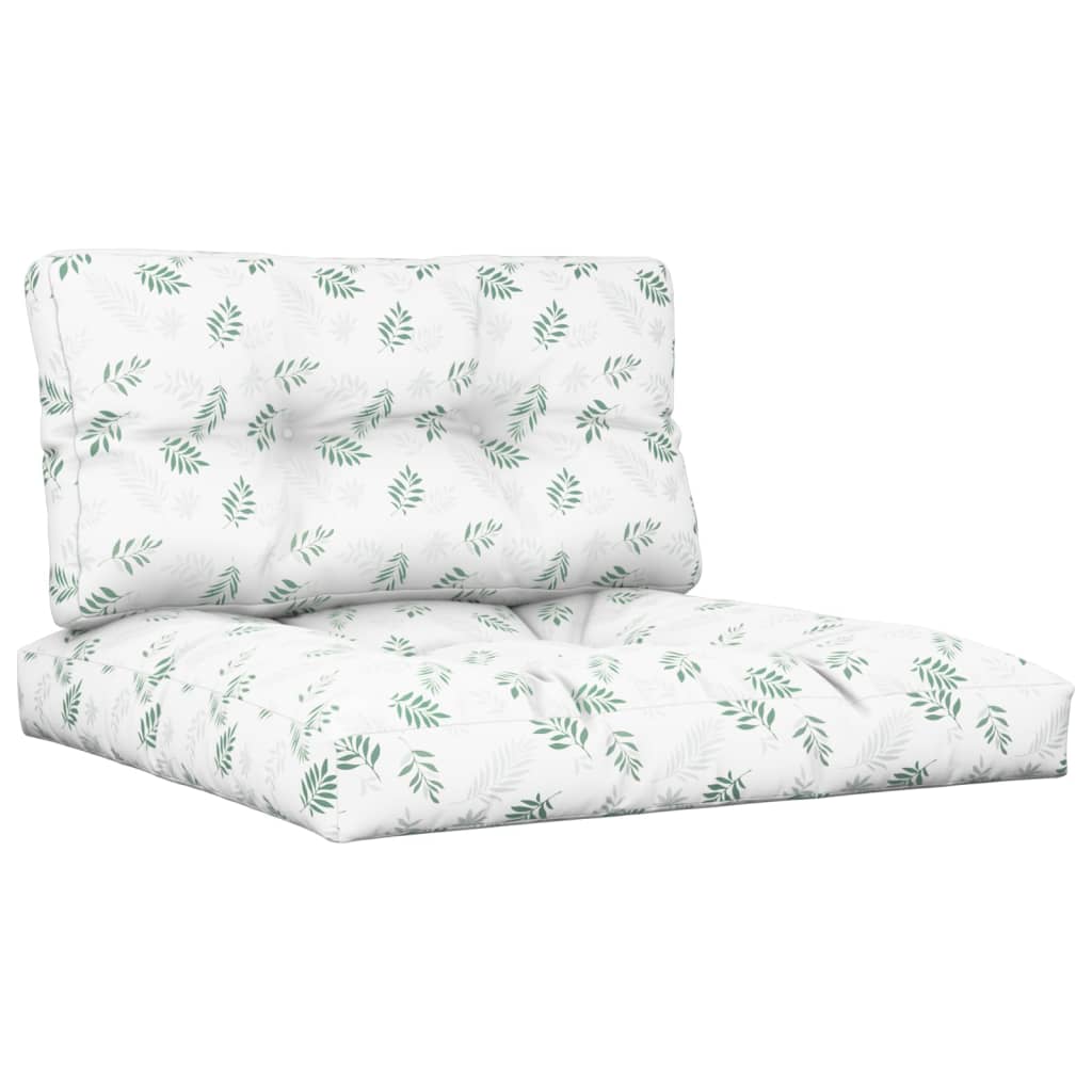 Vidaxl Pallet puder 2 stk. Stofbladmønster