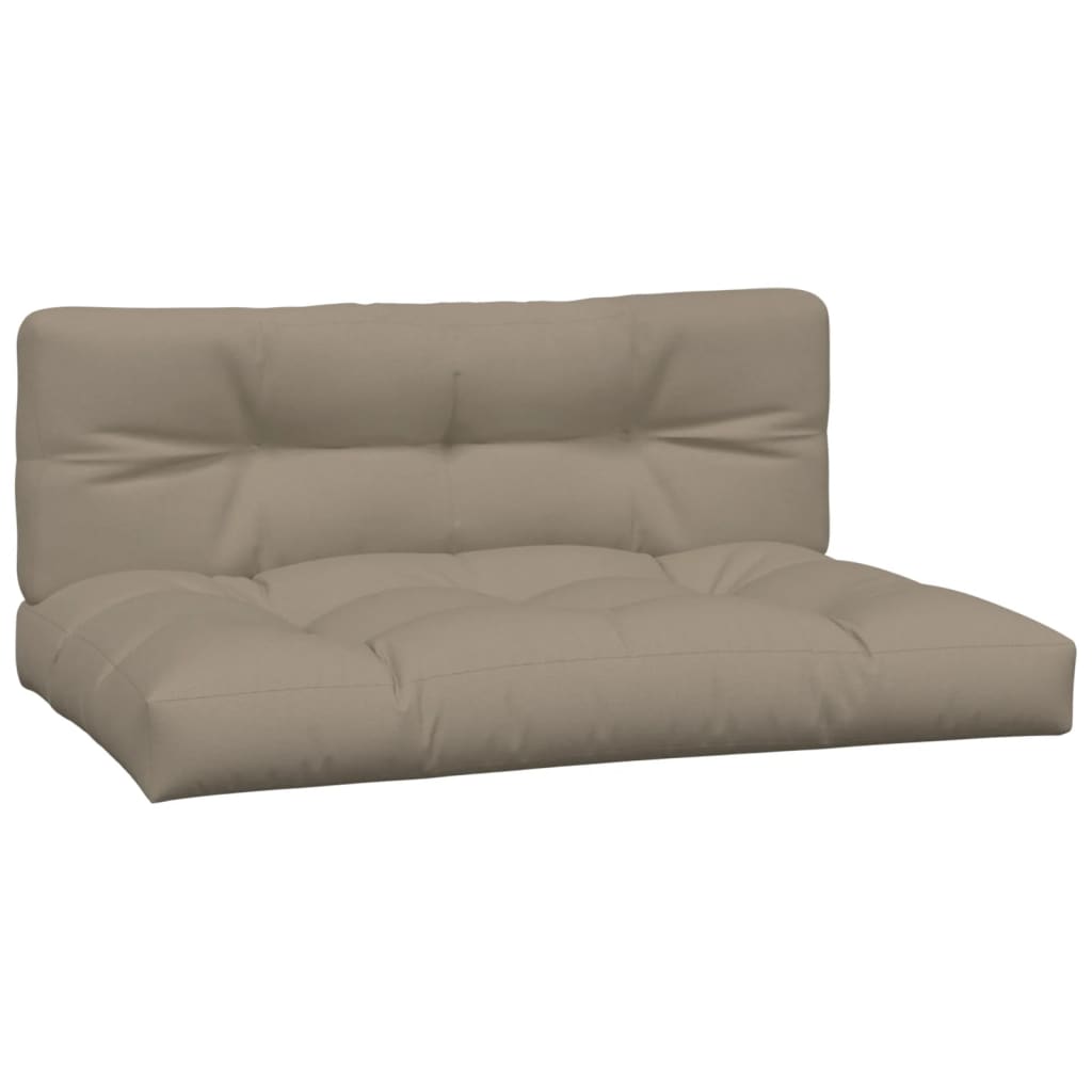 Vidaxl pallepuder 2 stkstof Taupe
