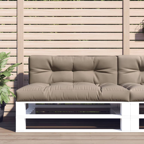 Vidaxl pallepuder 2 stkstof Taupe