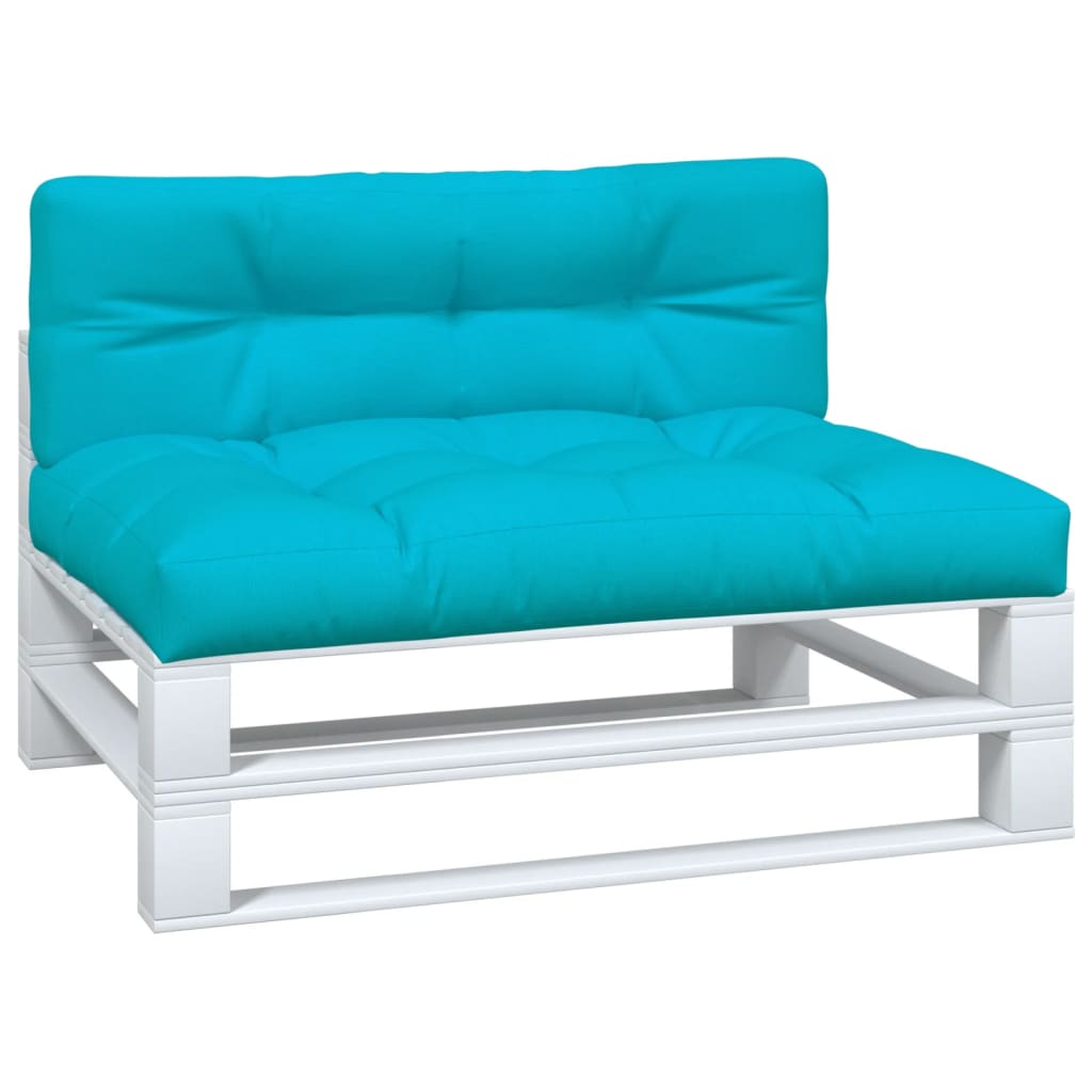 Vidaxl pallepuder 2 stk. Stof turkis