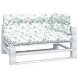 Vidaxl Palletpuder 3 stk. Bladmønster stof