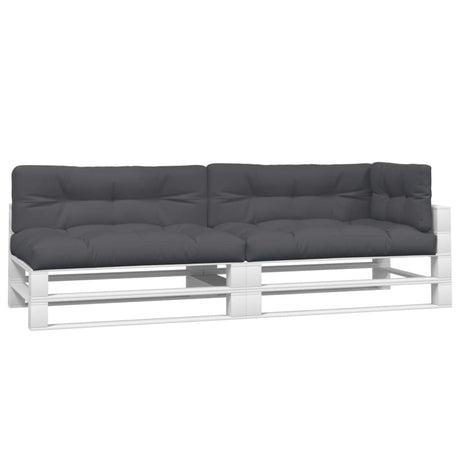 Vidaxl Palletpuder 5 stk. Stof antracit
