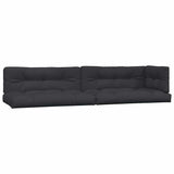 Vidaxl palle puder 5 stk stof sort sort