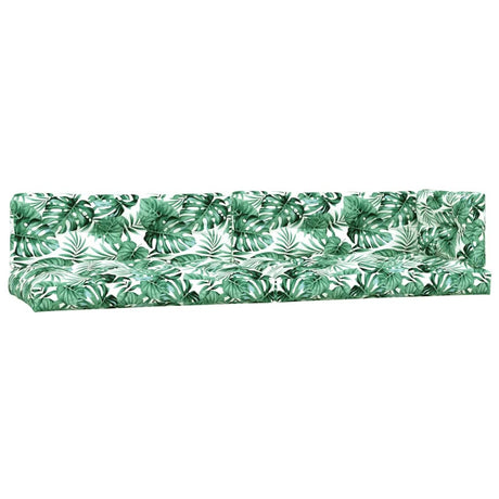Vidaxl pallepuder 5 pcs stofbladmønster