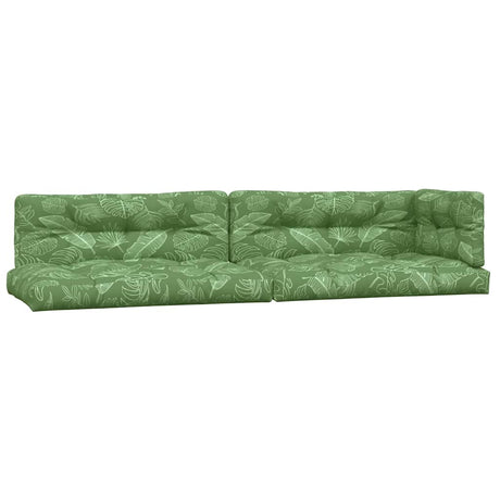 Vidaxl pallepuder 5 stk. Bladmønster stof