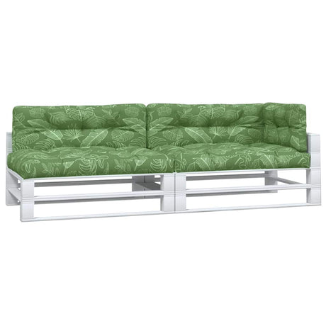 Vidaxl pallepuder 5 stk. Bladmønster stof