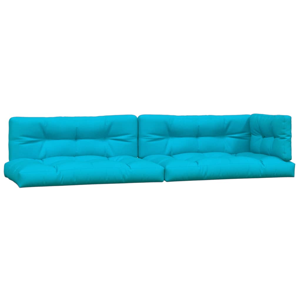 Vidaxl pallepuder 5 stk. Stof turkis