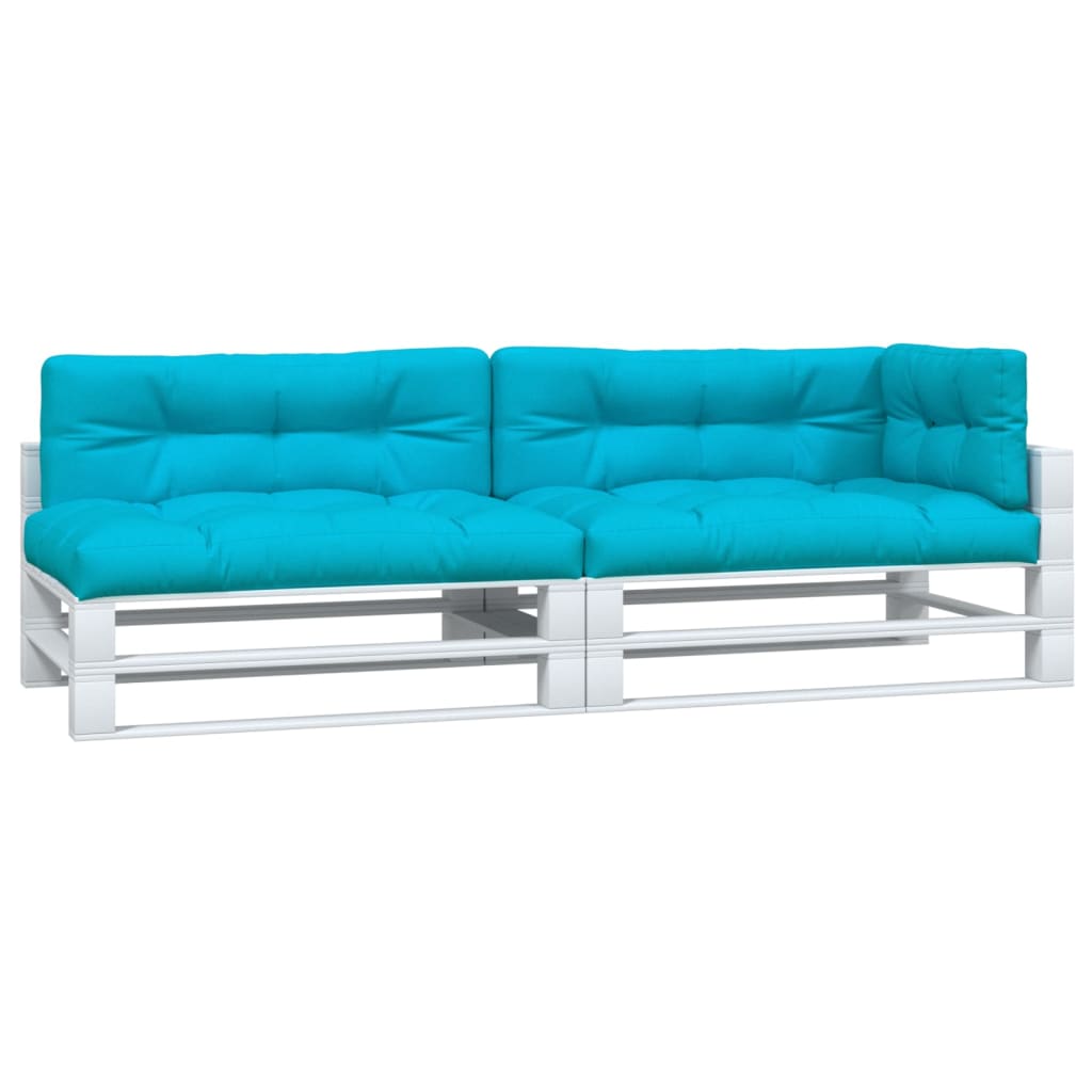 Vidaxl pallepuder 5 stk. Stof turkis