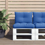 Vidaxl Pallet puder 2 stk Stof Royal Blue