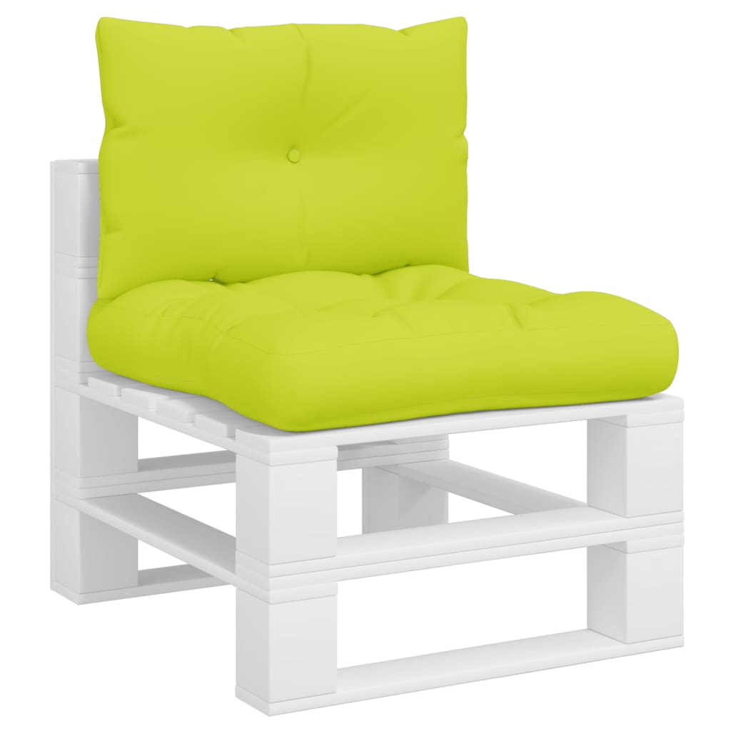 Vidaxl pallepuder 2 stk. Stoffer lysegrøn