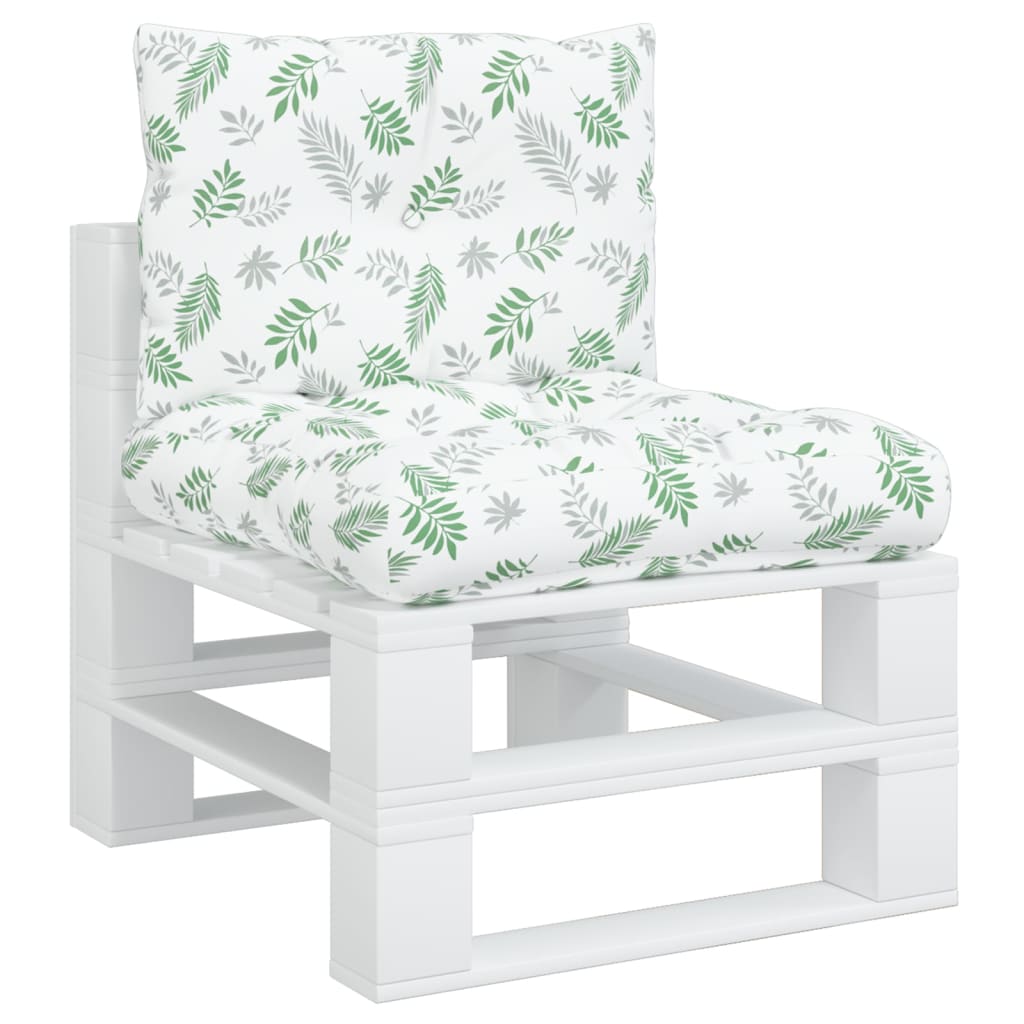 Vidaxl Palletpuder 2 stk. Bladmønster Oxford stof