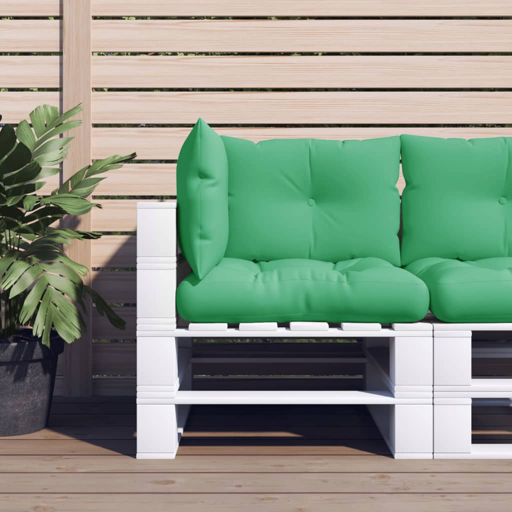 Vidaxl Palletpuder 3 PCS Stof grøn