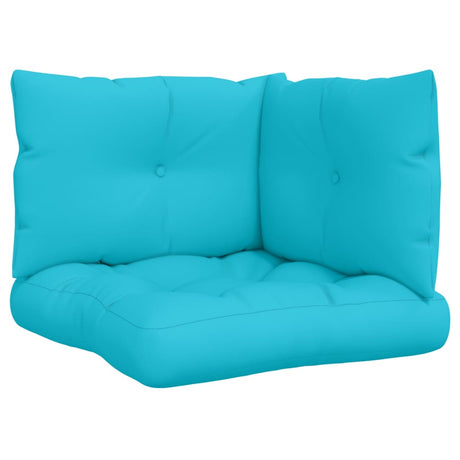 Vidaxl Palletpuder 3 PCS Oxford Fabric Turquoise