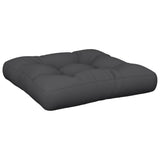 Vidaxl palletkussen 60x61,5x10 cm stof zwart