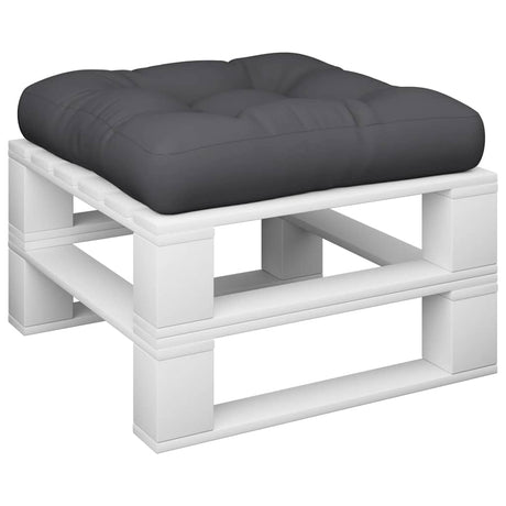Vidaxl palletkussen 60x61,5x10 cm stof zwart