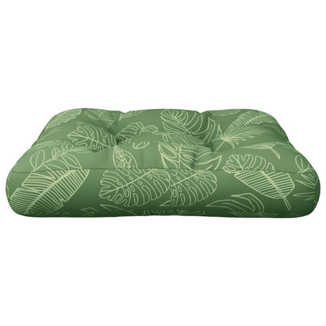 VidaXL pallepude 60x61,5x10 cm bladmønster oxford stof
