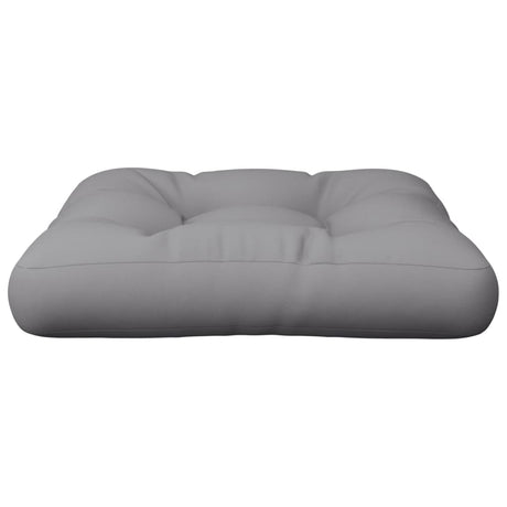 Vidaxl Palletpude 58x58x10 cm stof grå
