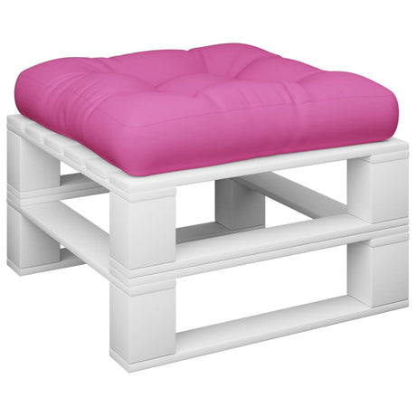 Vidaxl Pallet Pushion 58x58x10 CM Oxford Stof Pink