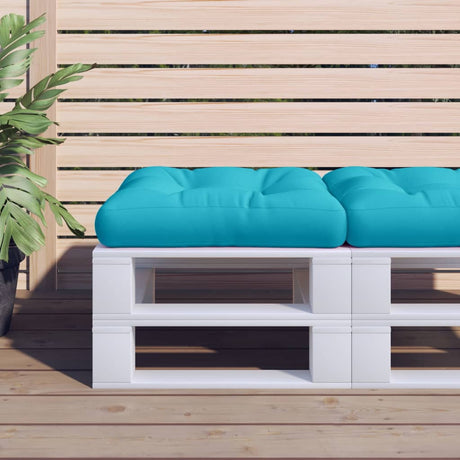 Vidaxl Palletpude 58x58x10 cm Oxford stof turkis