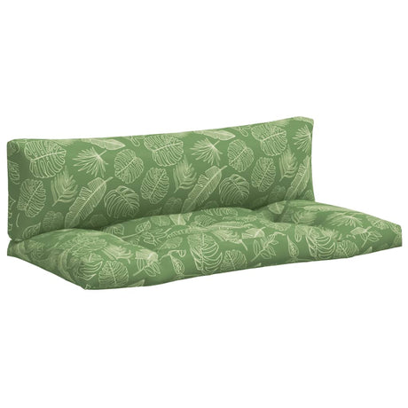 Vidaxl Palletpuder 2 stk. Bladmønster Oxford stof