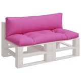 Vidaxl Pallet puder 2 stk Oxford stofrosa