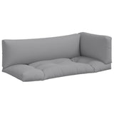 Vidaxl palletkussens 3 st stof grijs