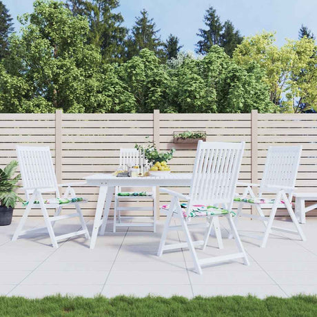 Vidaxl Garden Stol Puder 4 PCS 50x50x4 cm stof Flerfarvet