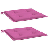 Vidaxl Garden Stol Puder 2 PCS 50x50x4 cm stofrosa