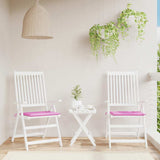 Vidaxl Garden Stol Puder 2 PCS 50x50x4 cm stofrosa