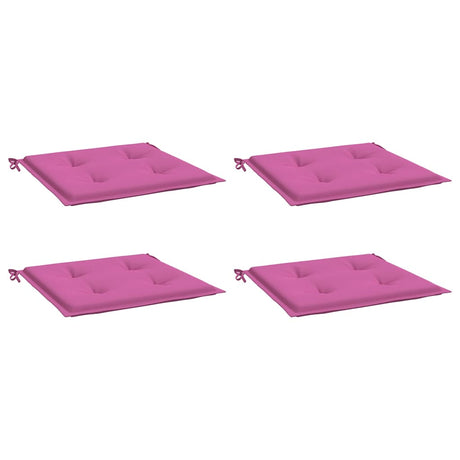 Vidaxl Garden Stol Puder 4 PCS 50x50x4 cm stofrosa