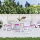 Vidaxl Garden Stol Puder 4 PCS 50x50x4 cm stofrosa