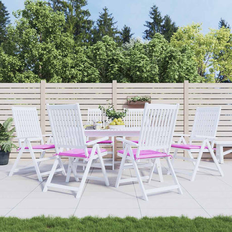 Vidaxl Garden Stol Puder 6 PCS 50x50x4 cm stofrosa